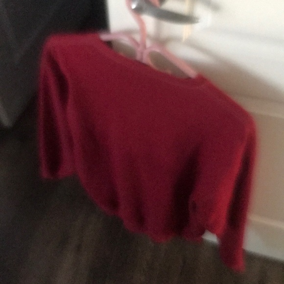 Dark red vintage crew neck - Picture 5 of 5